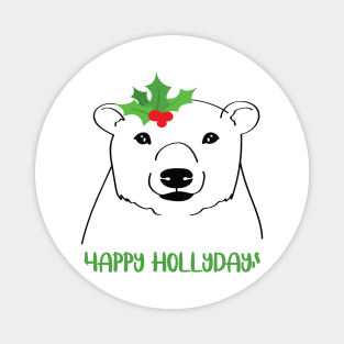 Happy Hollydays Magnet